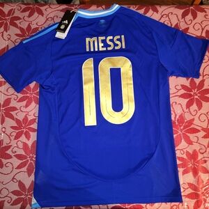 Argentina Adidas Away Soccer Jersey IP8413 Copa America 2024 Messi #10 Medium